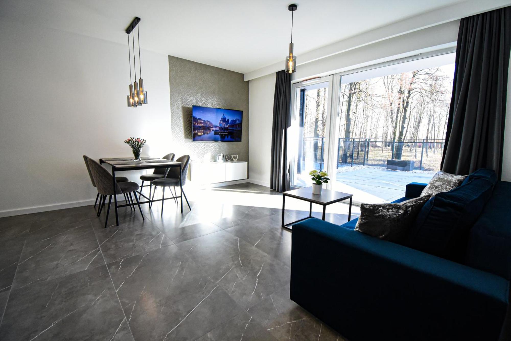 Apartament Villa Park Przy Plazy Z Widokiem Na Jezioro, Taras 50 M2 Острода Екстер'єр фото