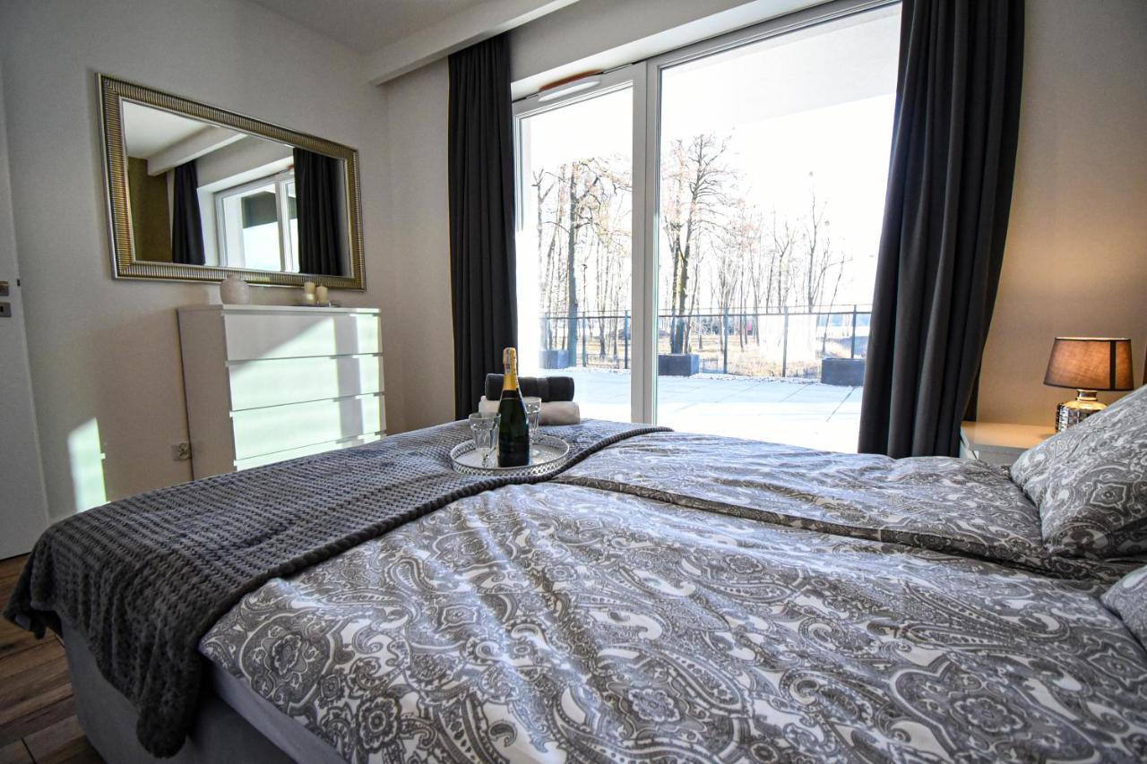 Apartament Villa Park Przy Plazy Z Widokiem Na Jezioro, Taras 50 M2 Острода Екстер'єр фото