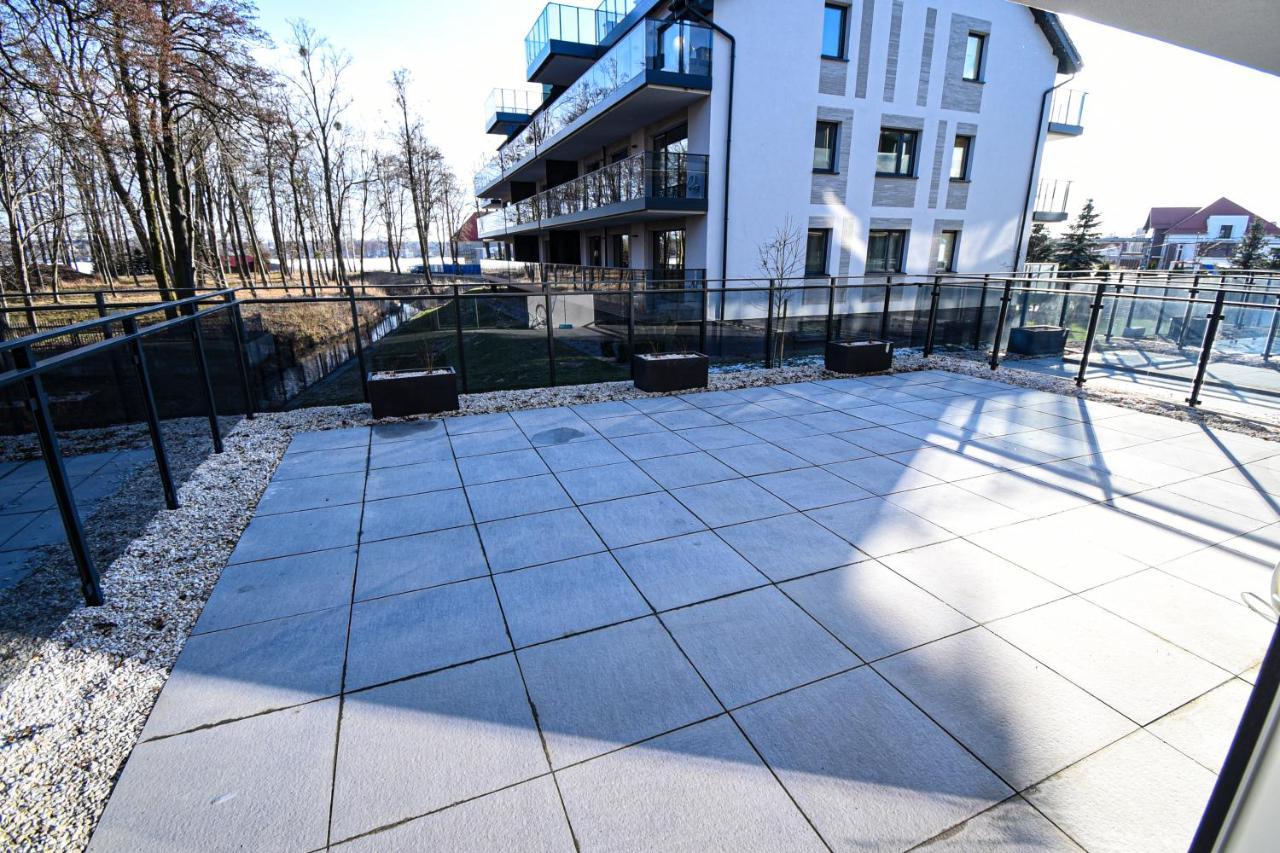 Apartament Villa Park Przy Plazy Z Widokiem Na Jezioro, Taras 50 M2 Острода Екстер'єр фото